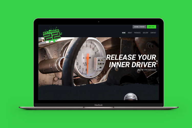 Go Karting Website Design