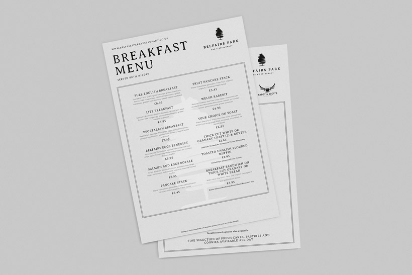 Restaurant Menu Design - Menu Design