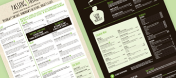 Menu Printing Essex